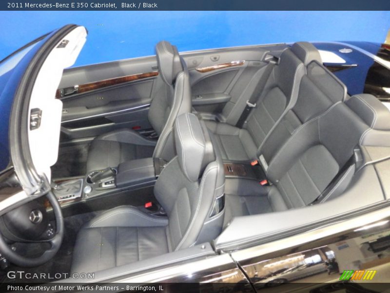 Black / Black 2011 Mercedes-Benz E 350 Cabriolet