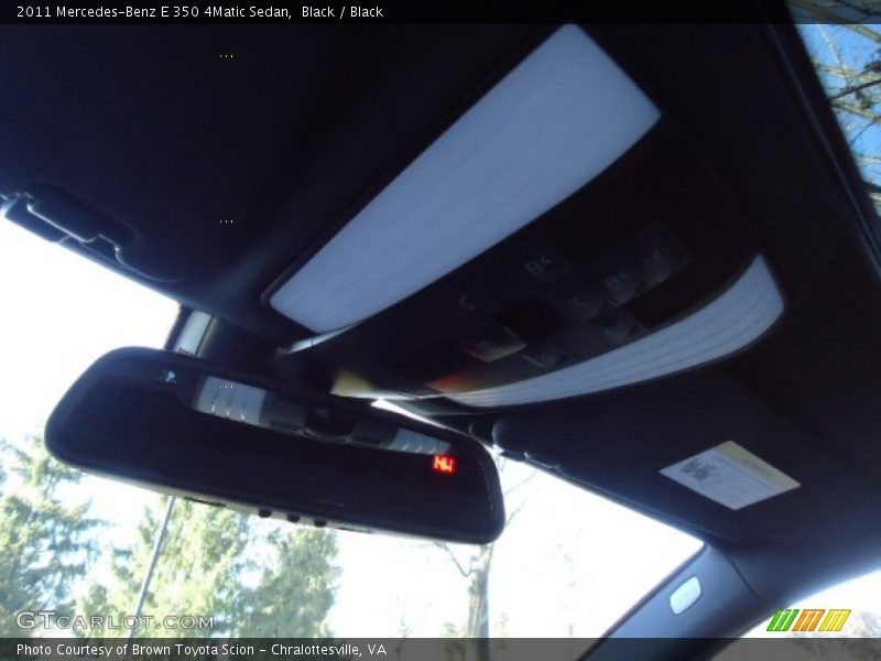 Black / Black 2011 Mercedes-Benz E 350 4Matic Sedan