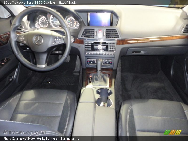 Black / Black 2011 Mercedes-Benz E 350 Cabriolet