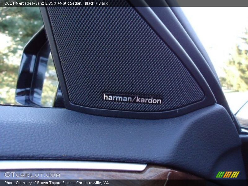 Black / Black 2011 Mercedes-Benz E 350 4Matic Sedan