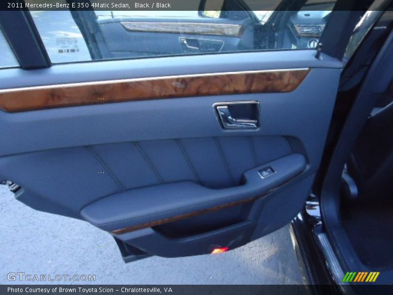 Black / Black 2011 Mercedes-Benz E 350 4Matic Sedan