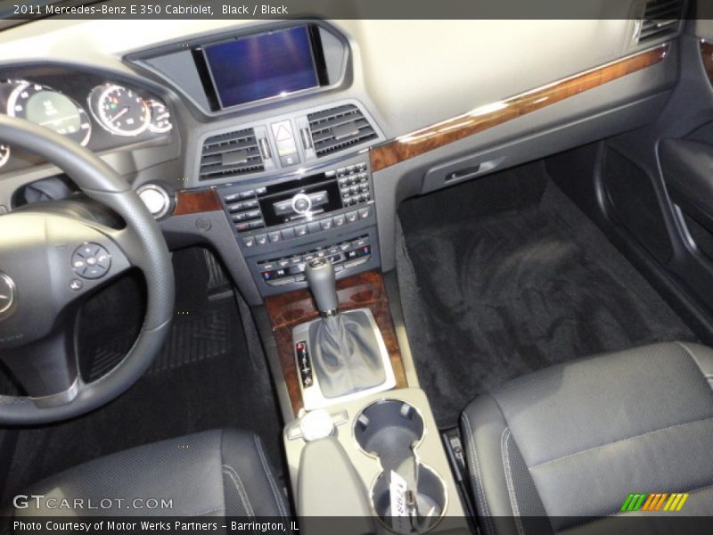 Black / Black 2011 Mercedes-Benz E 350 Cabriolet