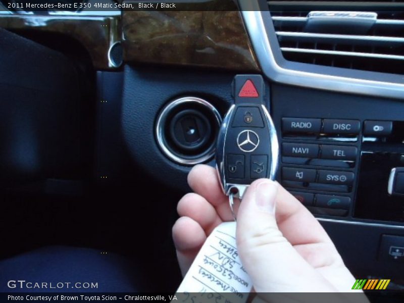 Black / Black 2011 Mercedes-Benz E 350 4Matic Sedan