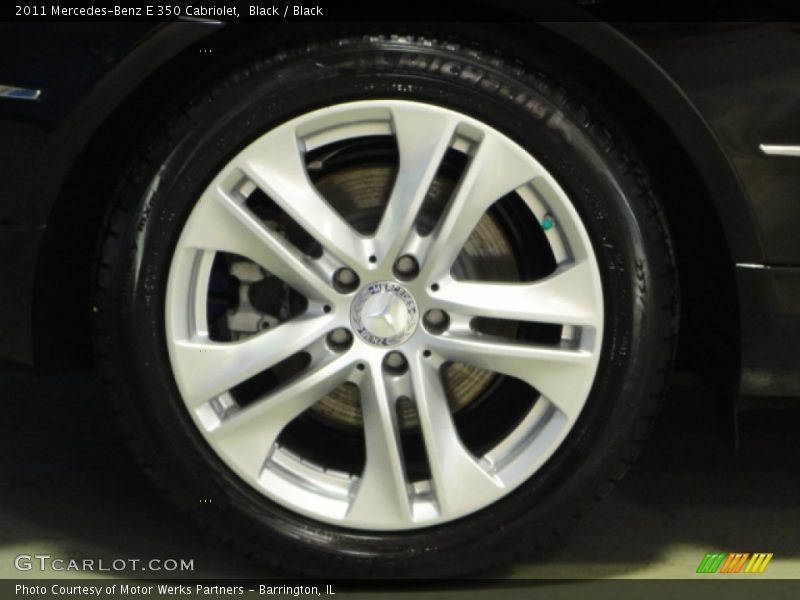 Black / Black 2011 Mercedes-Benz E 350 Cabriolet