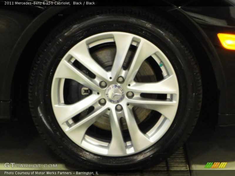 Black / Black 2011 Mercedes-Benz E 350 Cabriolet
