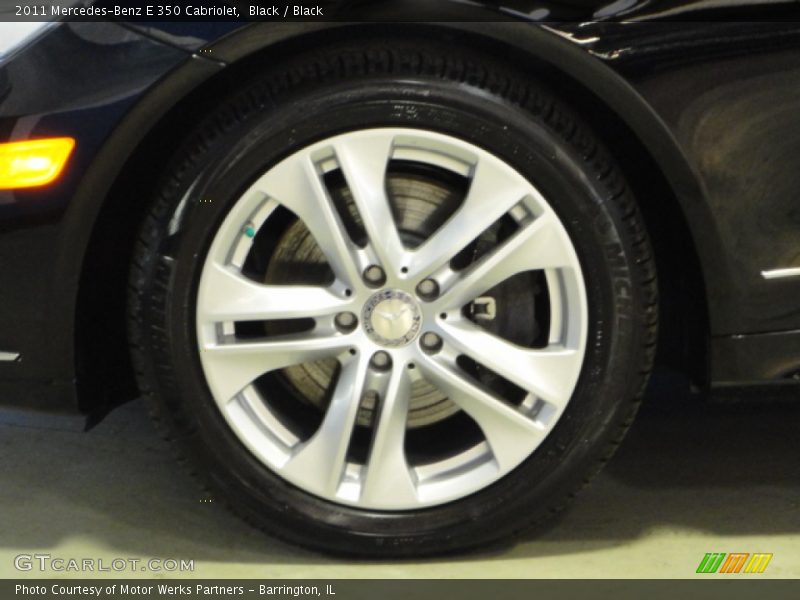Black / Black 2011 Mercedes-Benz E 350 Cabriolet
