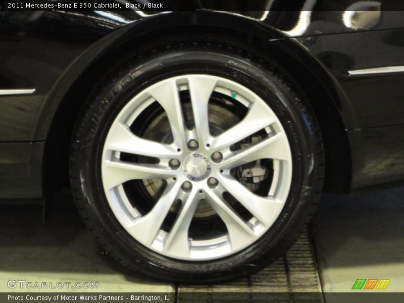 Black / Black 2011 Mercedes-Benz E 350 Cabriolet