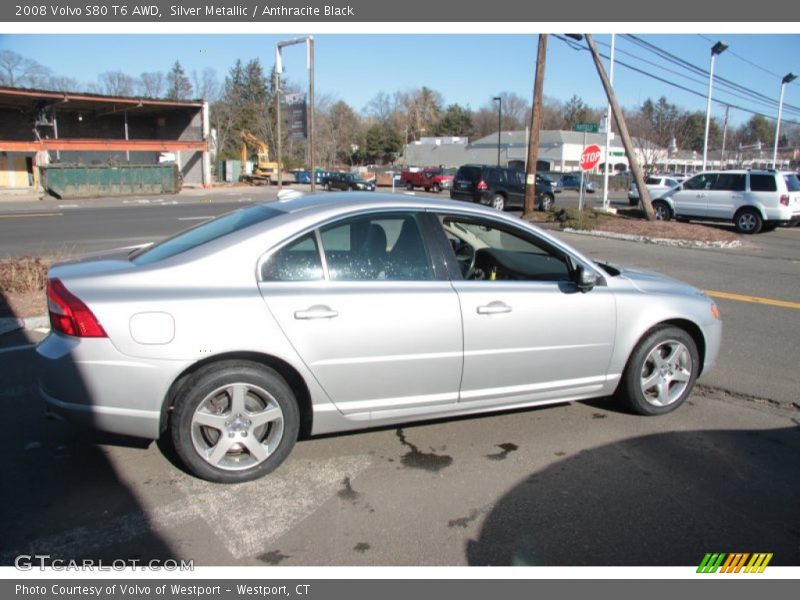 Silver Metallic / Anthracite Black 2008 Volvo S80 T6 AWD