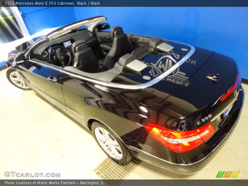 Black / Black 2011 Mercedes-Benz E 350 Cabriolet