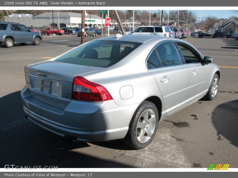 Silver Metallic / Anthracite Black 2008 Volvo S80 T6 AWD
