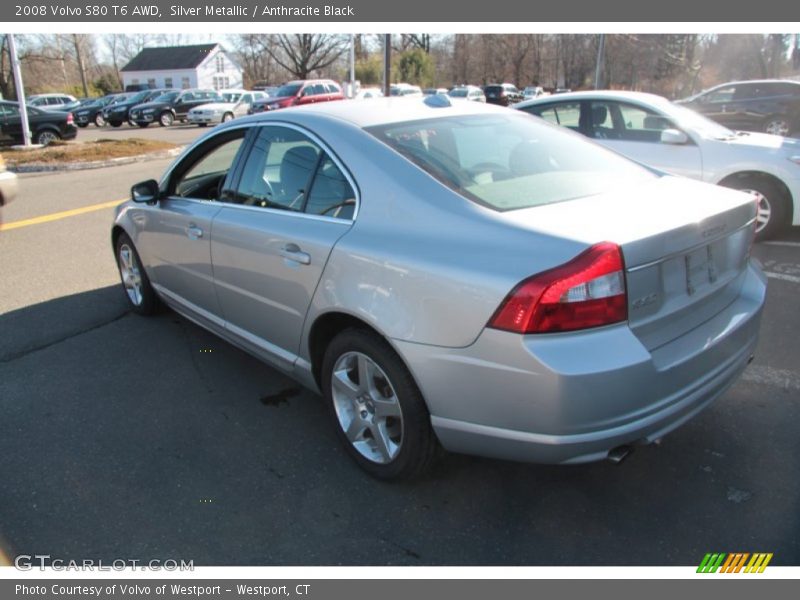 Silver Metallic / Anthracite Black 2008 Volvo S80 T6 AWD