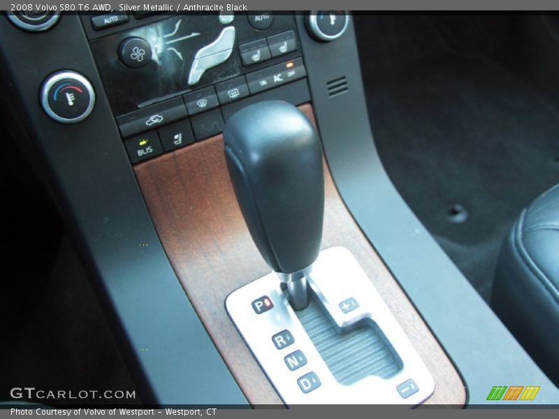 Silver Metallic / Anthracite Black 2008 Volvo S80 T6 AWD