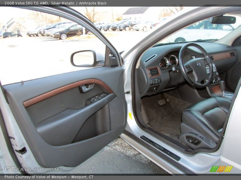 Silver Metallic / Anthracite Black 2008 Volvo S80 T6 AWD
