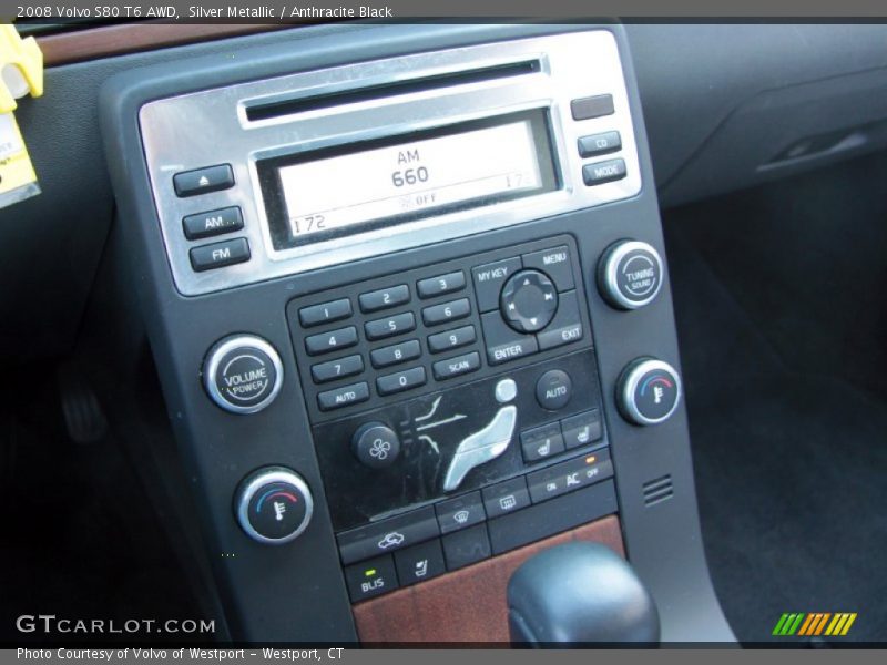 Silver Metallic / Anthracite Black 2008 Volvo S80 T6 AWD