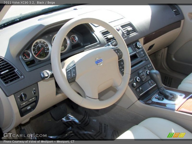 Black / Beige 2011 Volvo XC90 3.2