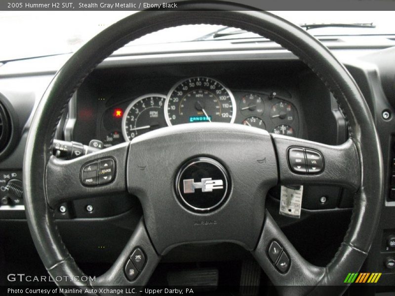 Stealth Gray Metallic / Ebony Black 2005 Hummer H2 SUT