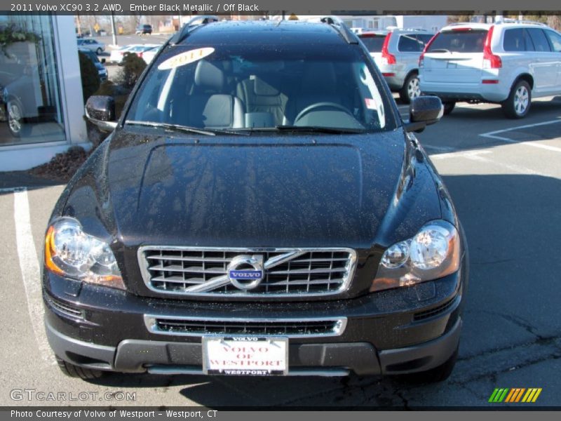 Ember Black Metallic / Off Black 2011 Volvo XC90 3.2 AWD
