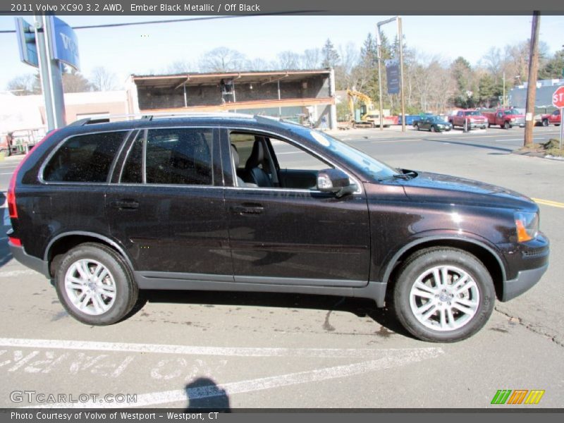 Ember Black Metallic / Off Black 2011 Volvo XC90 3.2 AWD