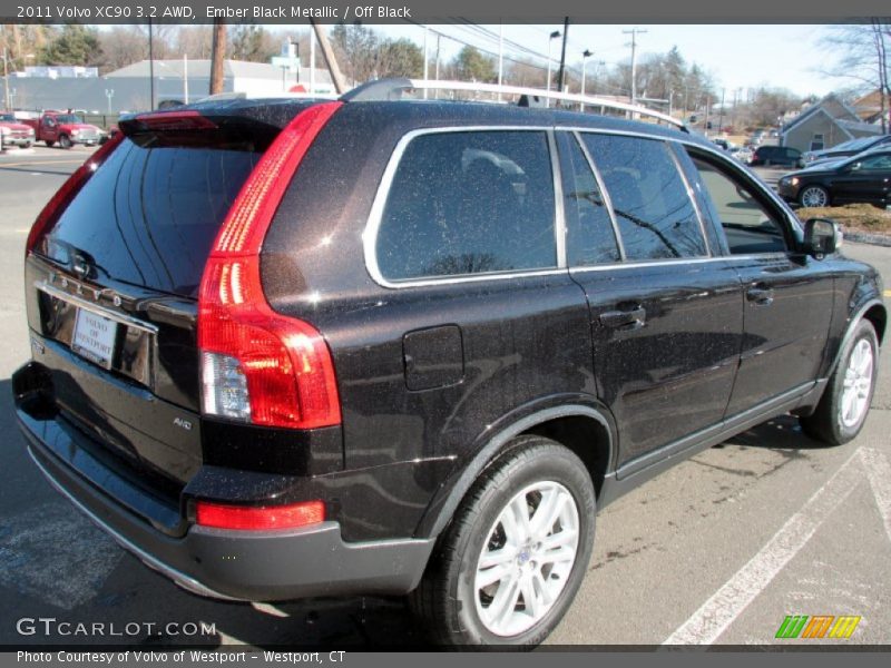 Ember Black Metallic / Off Black 2011 Volvo XC90 3.2 AWD