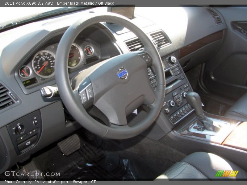 Ember Black Metallic / Off Black 2011 Volvo XC90 3.2 AWD