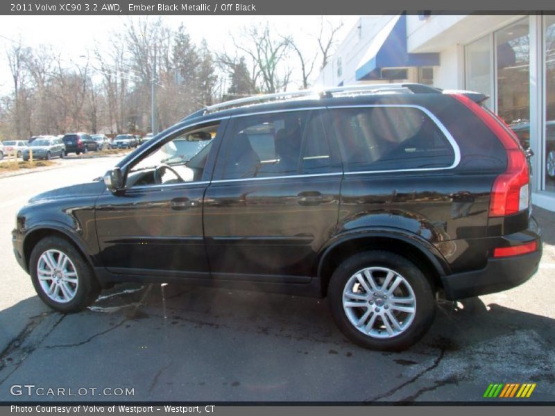 Ember Black Metallic / Off Black 2011 Volvo XC90 3.2 AWD