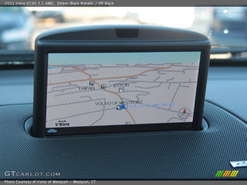 Ember Black Metallic / Off Black 2011 Volvo XC90 3.2 AWD