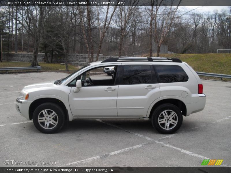Dover White Pearl / Charcoal Gray 2004 Mitsubishi Endeavor XLS AWD