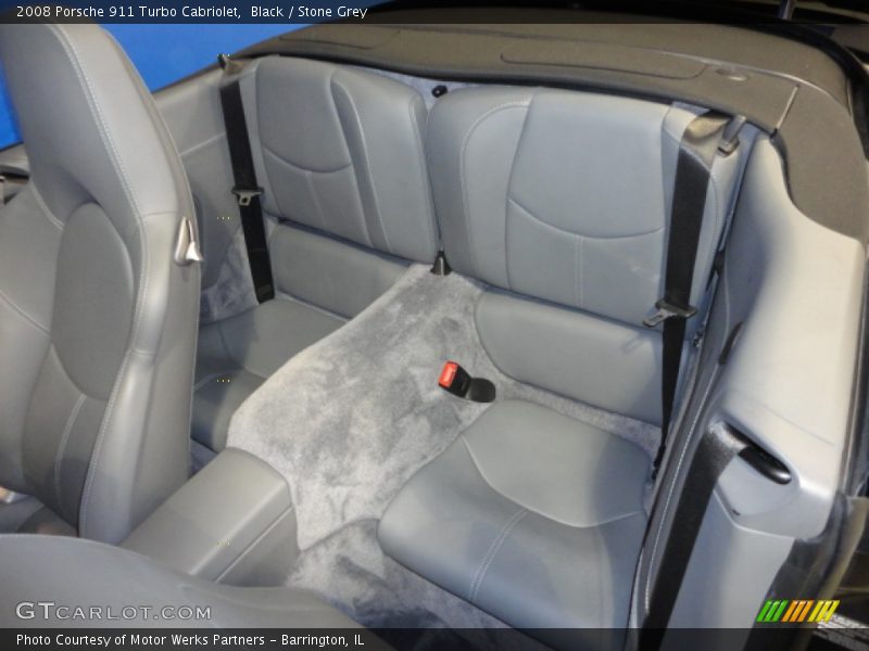 Rear Seat of 2008 911 Turbo Cabriolet