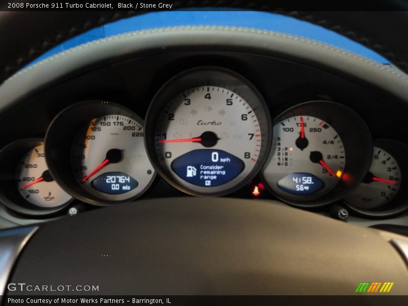  2008 911 Turbo Cabriolet Turbo Cabriolet Gauges