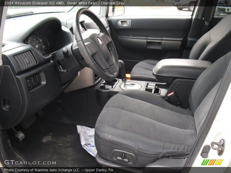 Dover White Pearl / Charcoal Gray 2004 Mitsubishi Endeavor XLS AWD