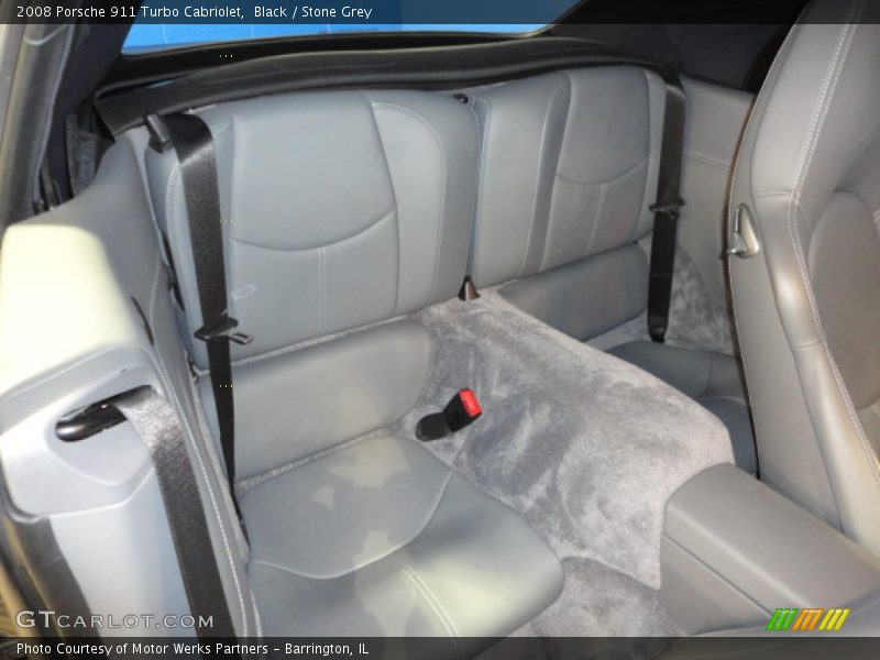  2008 911 Turbo Cabriolet Stone Grey Interior