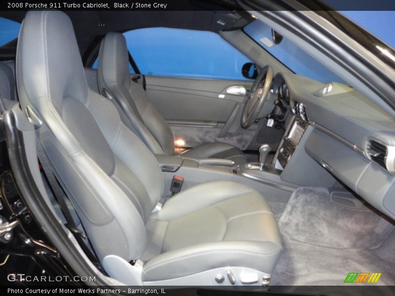Front Seat of 2008 911 Turbo Cabriolet