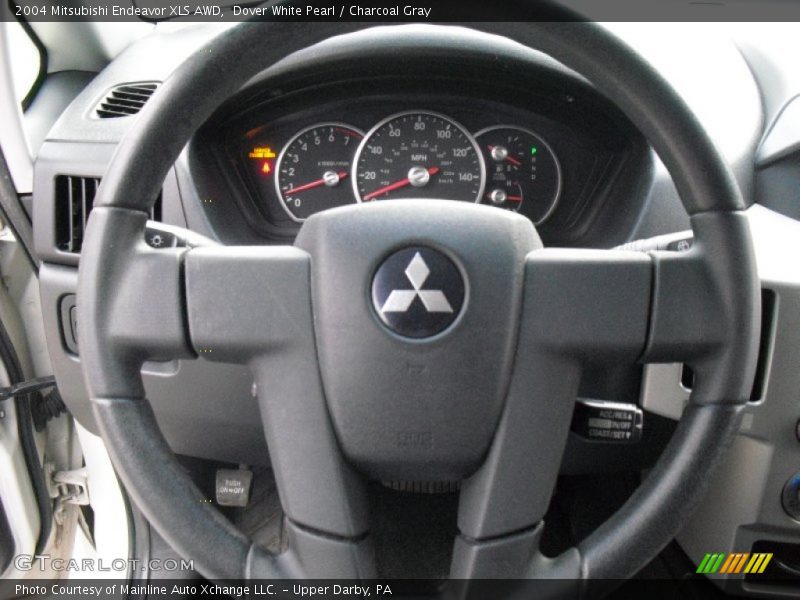 Dover White Pearl / Charcoal Gray 2004 Mitsubishi Endeavor XLS AWD