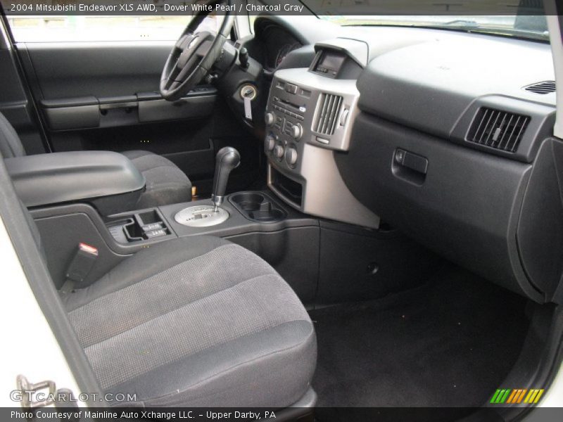 Dover White Pearl / Charcoal Gray 2004 Mitsubishi Endeavor XLS AWD