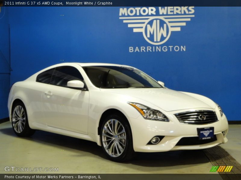 Moonlight White / Graphite 2011 Infiniti G 37 xS AWD Coupe