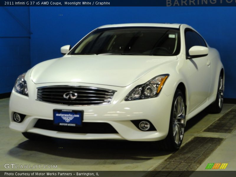Moonlight White / Graphite 2011 Infiniti G 37 xS AWD Coupe