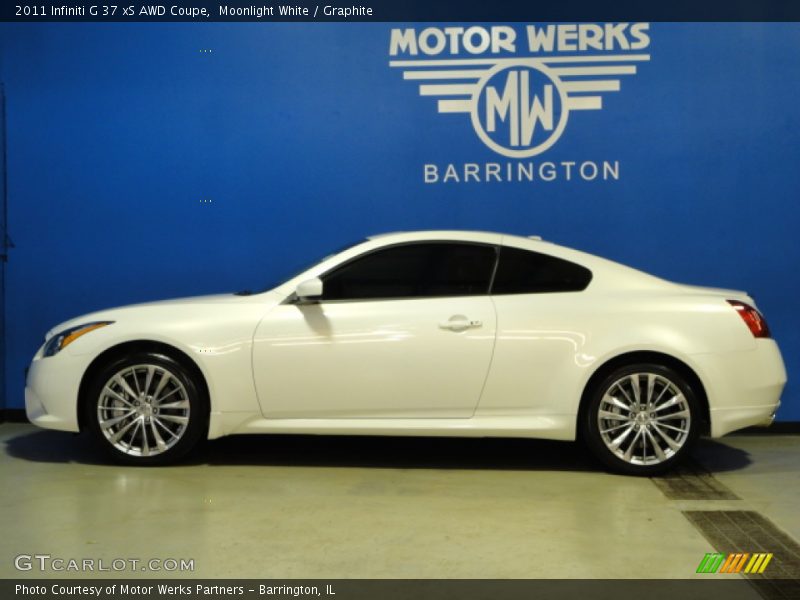 Moonlight White / Graphite 2011 Infiniti G 37 xS AWD Coupe
