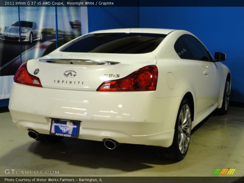 Moonlight White / Graphite 2011 Infiniti G 37 xS AWD Coupe