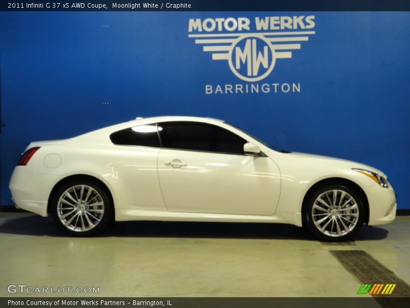 Moonlight White / Graphite 2011 Infiniti G 37 xS AWD Coupe