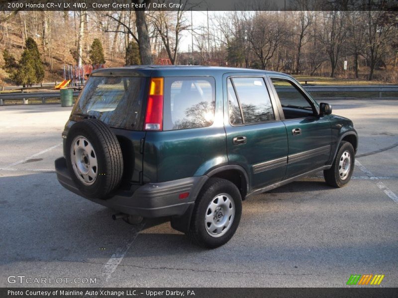 Clover Green Pearl / Dark Gray 2000 Honda CR-V LX 4WD