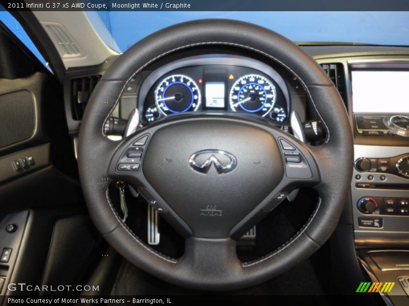  2011 G 37 xS AWD Coupe Steering Wheel