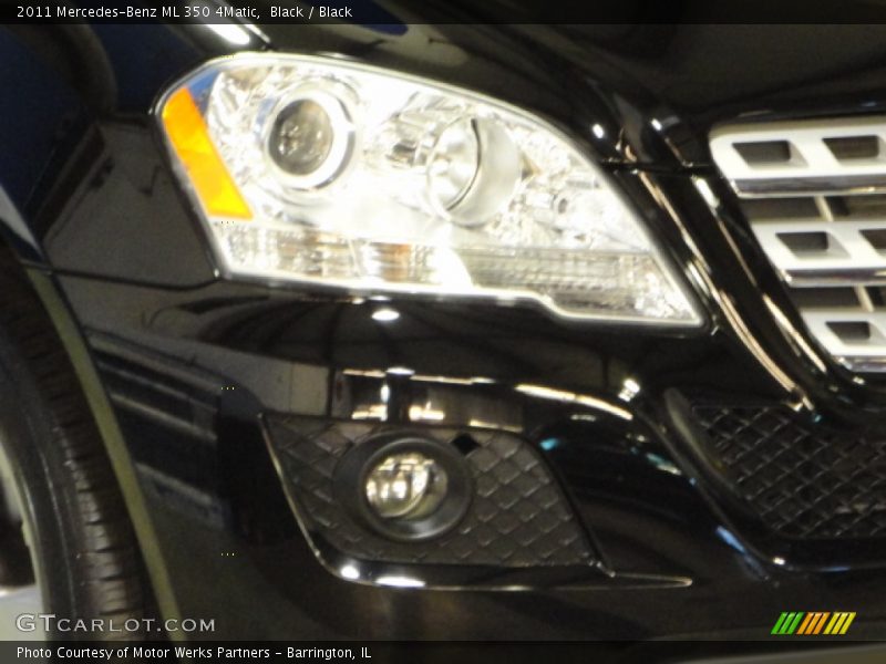 Black / Black 2011 Mercedes-Benz ML 350 4Matic