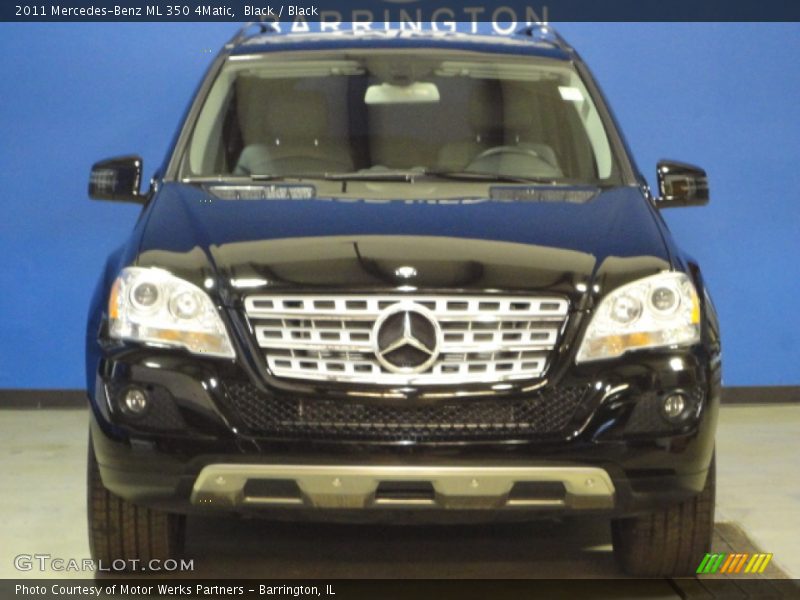 Black / Black 2011 Mercedes-Benz ML 350 4Matic
