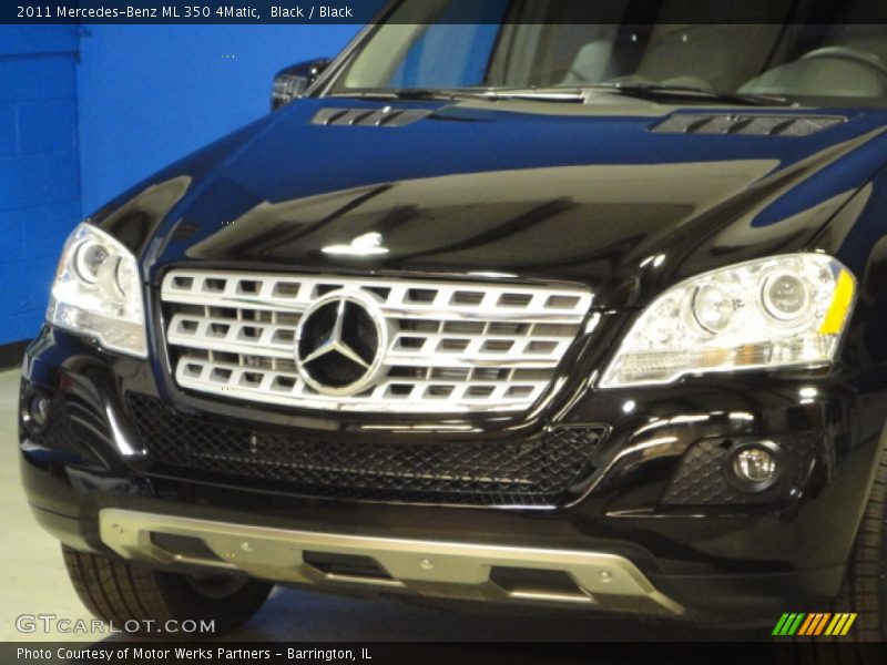Black / Black 2011 Mercedes-Benz ML 350 4Matic