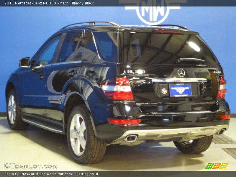 Black / Black 2011 Mercedes-Benz ML 350 4Matic