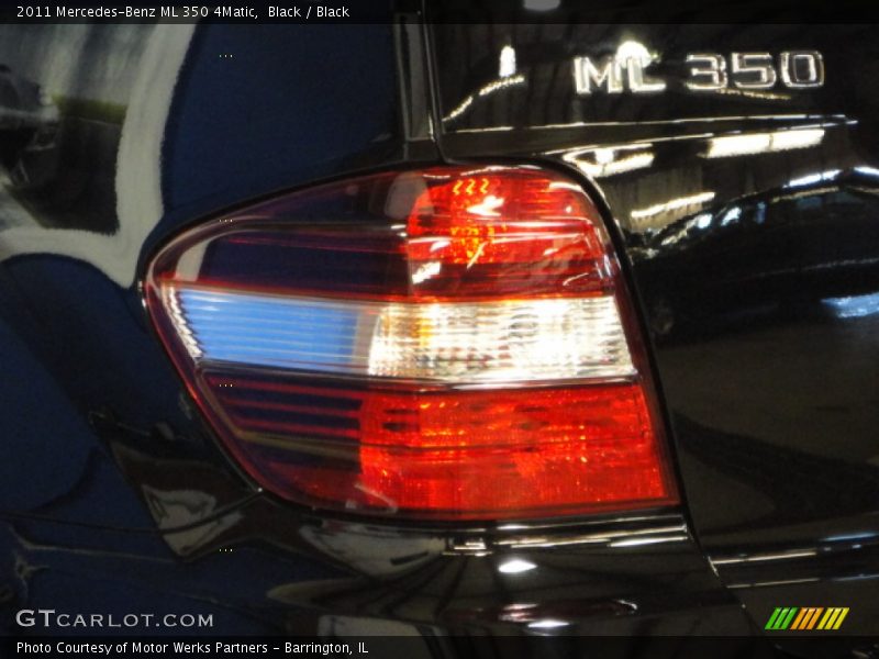 Black / Black 2011 Mercedes-Benz ML 350 4Matic