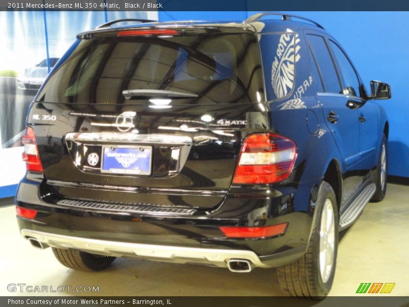 Black / Black 2011 Mercedes-Benz ML 350 4Matic
