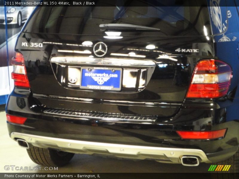 Black / Black 2011 Mercedes-Benz ML 350 4Matic