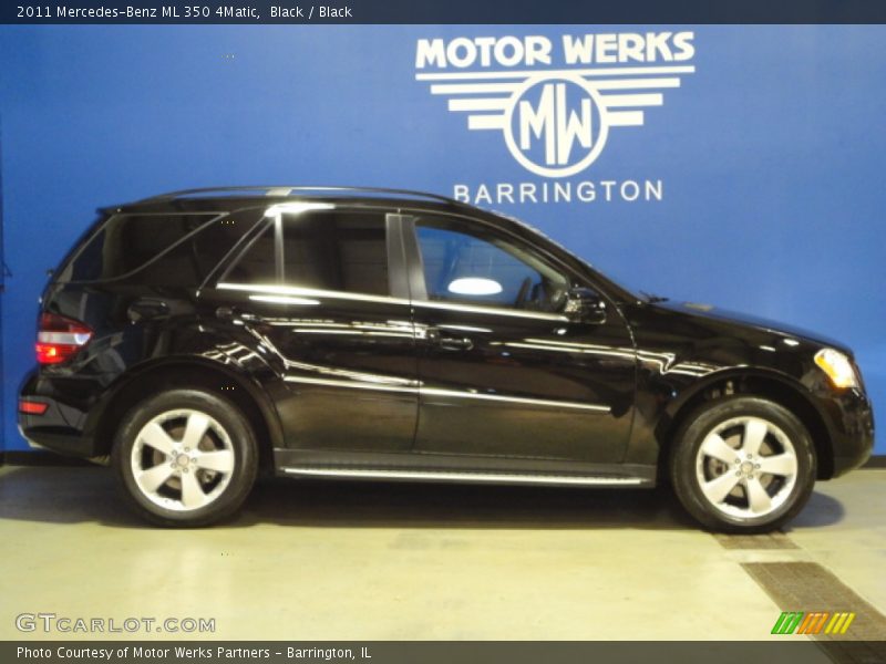 Black / Black 2011 Mercedes-Benz ML 350 4Matic