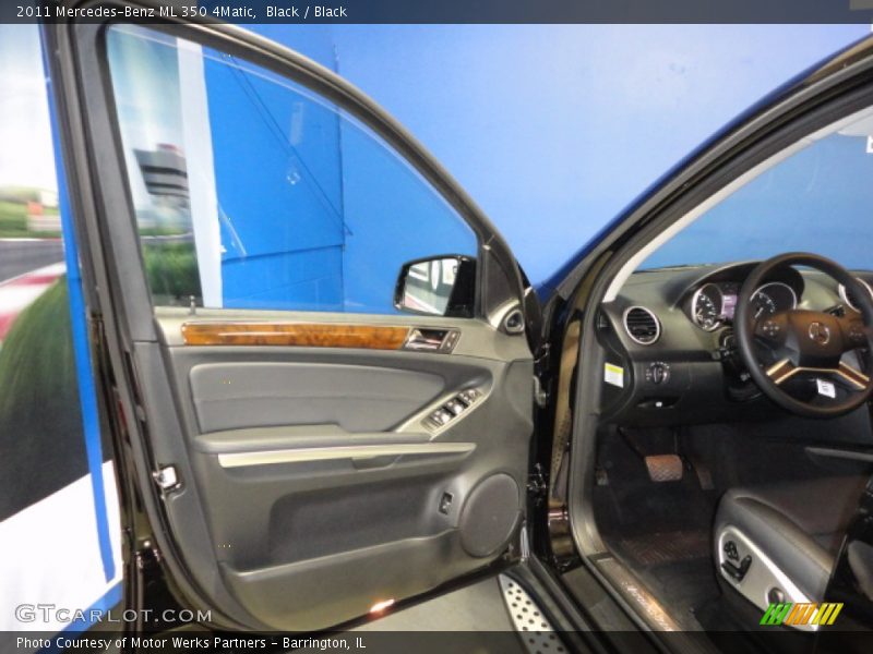 Black / Black 2011 Mercedes-Benz ML 350 4Matic